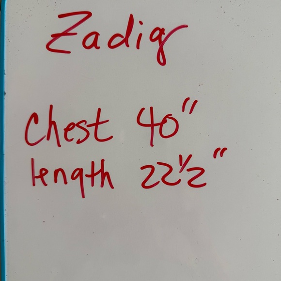 Zadig Voltaire XS Band of Sisters Rhinestone Pink Graphic Short Sleeve Boxy Tee - Picture 9 of 9